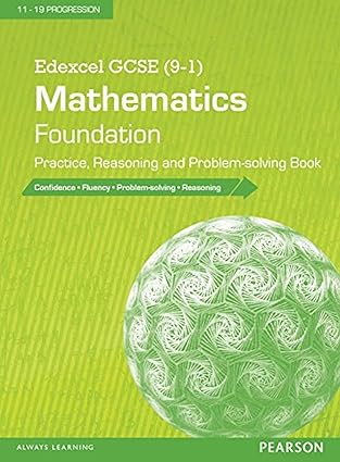 Edexcel Gcse 9 1 Mathematics Foundation Practice Reasoning And Problem Solving Book