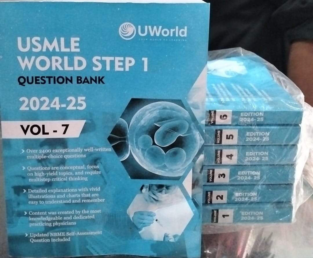 UWorld USMLE Step 1 QBank 2025 Edition 7 Volume Set